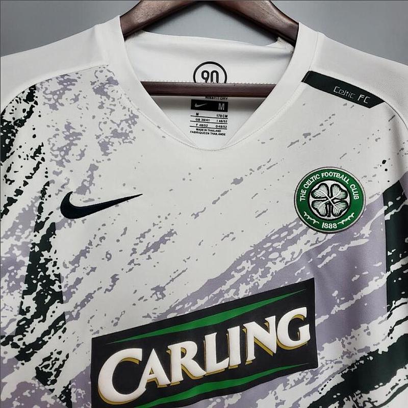 Celtic white Retro 07/08 Celtic away white S-XXL 3