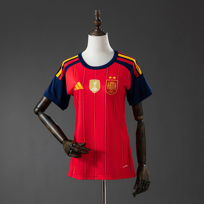 Spagna Spain 2026 Women's Home 2-Star Champion Edition Jersey S-XXL 7