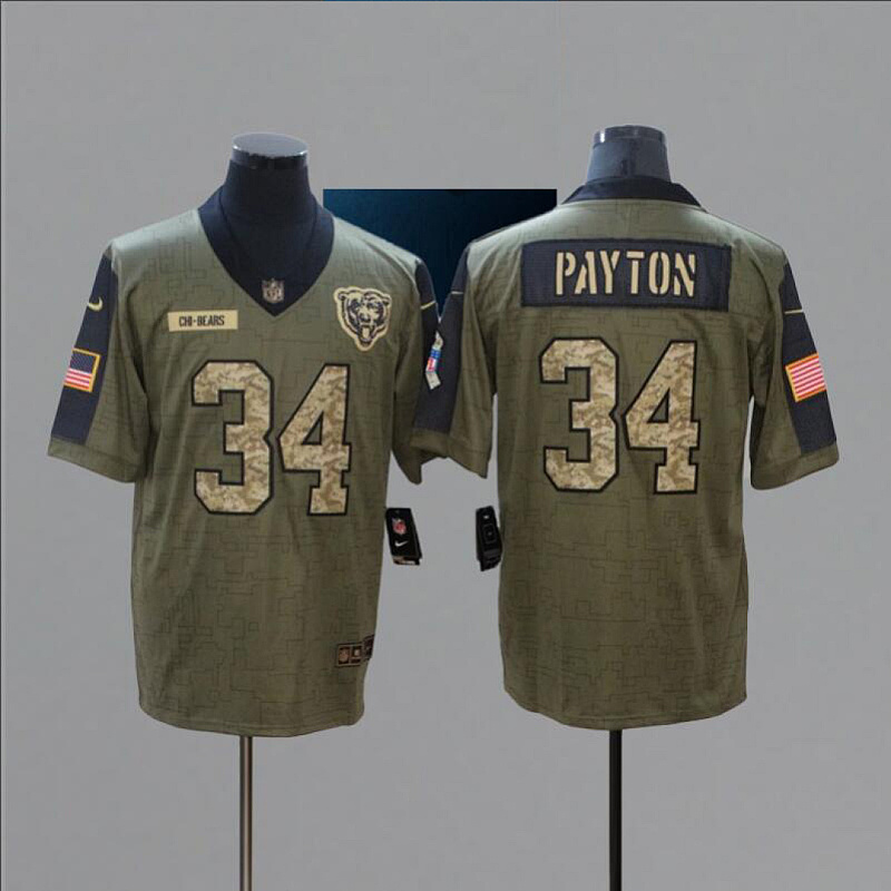 New Tribute New Tribute Camo Edition NFL Jersey S-XXXL