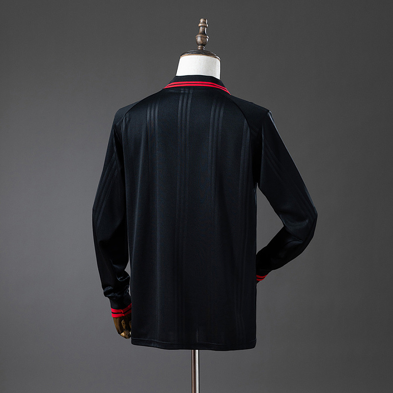 Flamengo Flamengo 2019/20 Black Classic Edition Long Sleeve Retro Jersey S-XXL 2