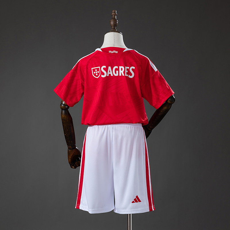 Benfica Benfica 26/27 Home Kids Kit Jersey Size 16-28 2