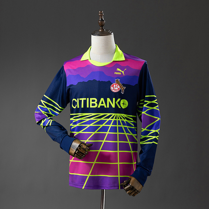 Köln Goalkeeper Köln 91/92 Goalkeeper Long Sleeves Retro Jersey S-XXL