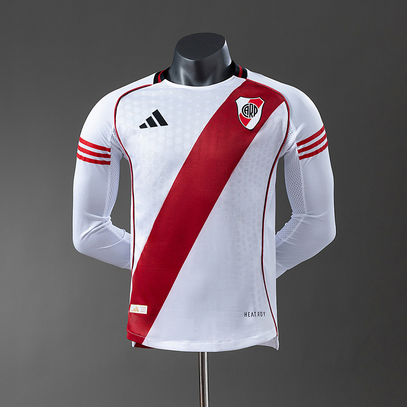 River Plate River Plate 25/26 Player Home Long Sleeve Jersey S-4XL 3