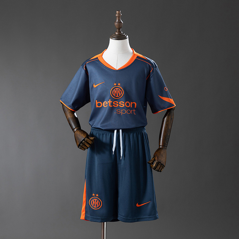 Inter Inter Milan 25/26 Third Away Kids Kit Jersey SIZE 16-28
