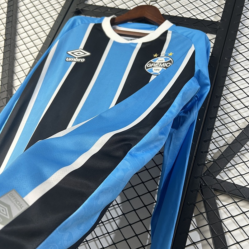 Grêmio 25/26 Long sleeve Gremio Home S-4XL 4