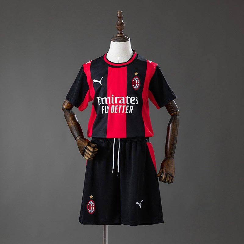Milan AC Milan 26/27 Home Kids Kit Jersey Size:16-28