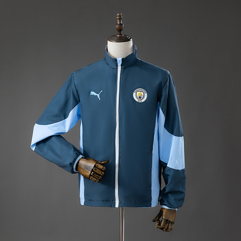 Manchester City Manchester City x Kidsuper 2026 Reversible Anthem All Weather Jacket Windbreaker S-3XL 2