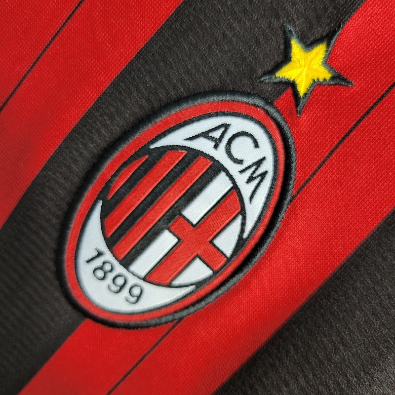 Milan Retro Long Sleeve 2013-14 AC Milan Retro Size S-XXL 6