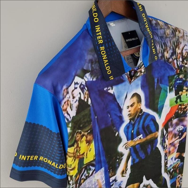 Inter Retro Inter Milan 97/98 Ronaldo Shirt S-XXL 4