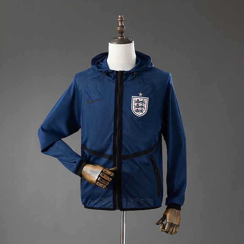 Inghilterra England 2026 Men's Football Anthem Jacket - Blue S-XXL