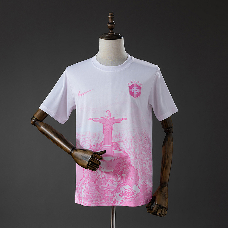 Brasile Brazil 2026 Jesus Rose Jersey S-XXL