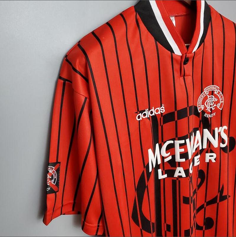 94-95 Rangers Retro 94-95 Rangers Away S-2XL 6