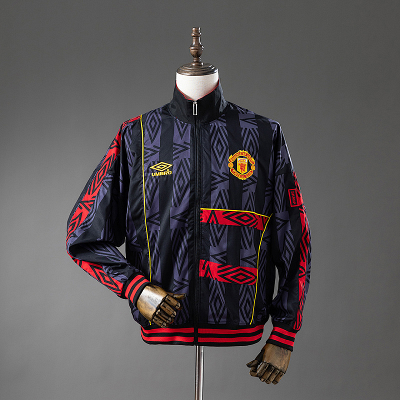 M-U Windbreaker M-U 92/94 Retro Windbreaker - Black S-XXL