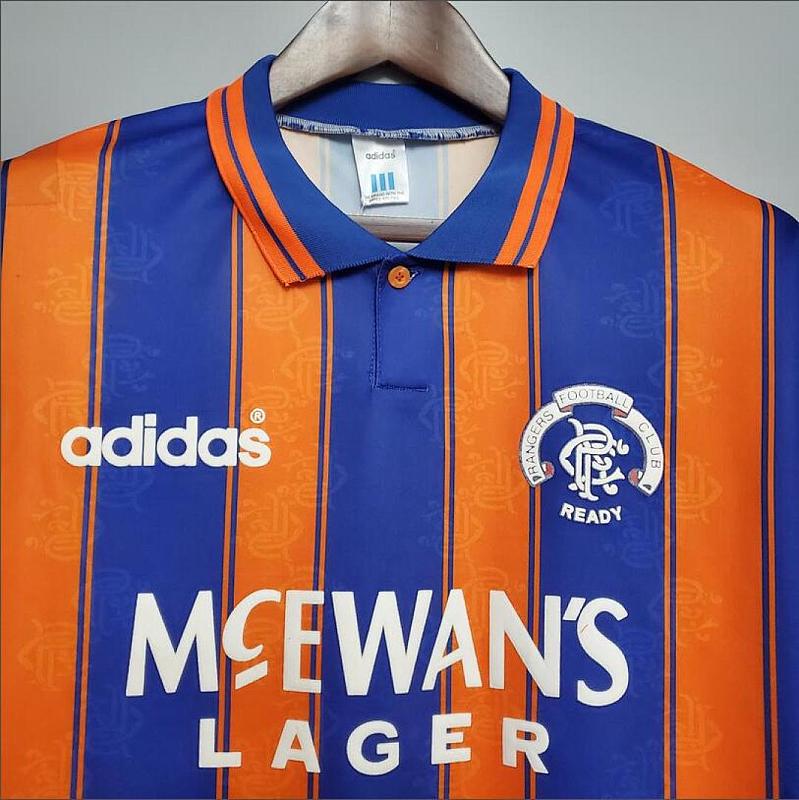 93-94 Rangers Retro 93-94 Rangers Away S-2XL 2