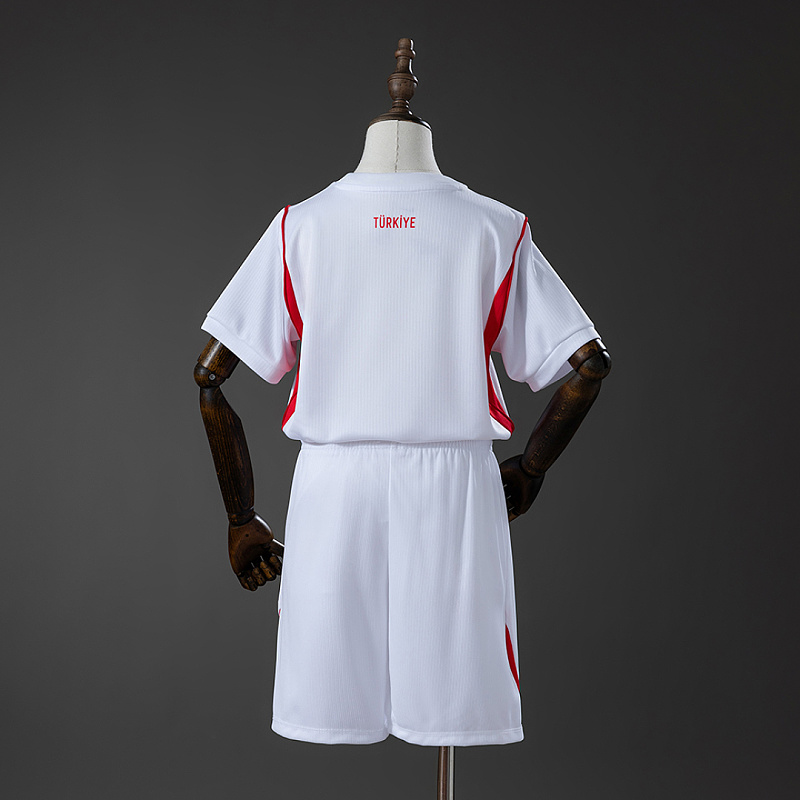 Turkiye 2026 Turkiye 2026 Home Kids Kit Jersey Size 16-28 2