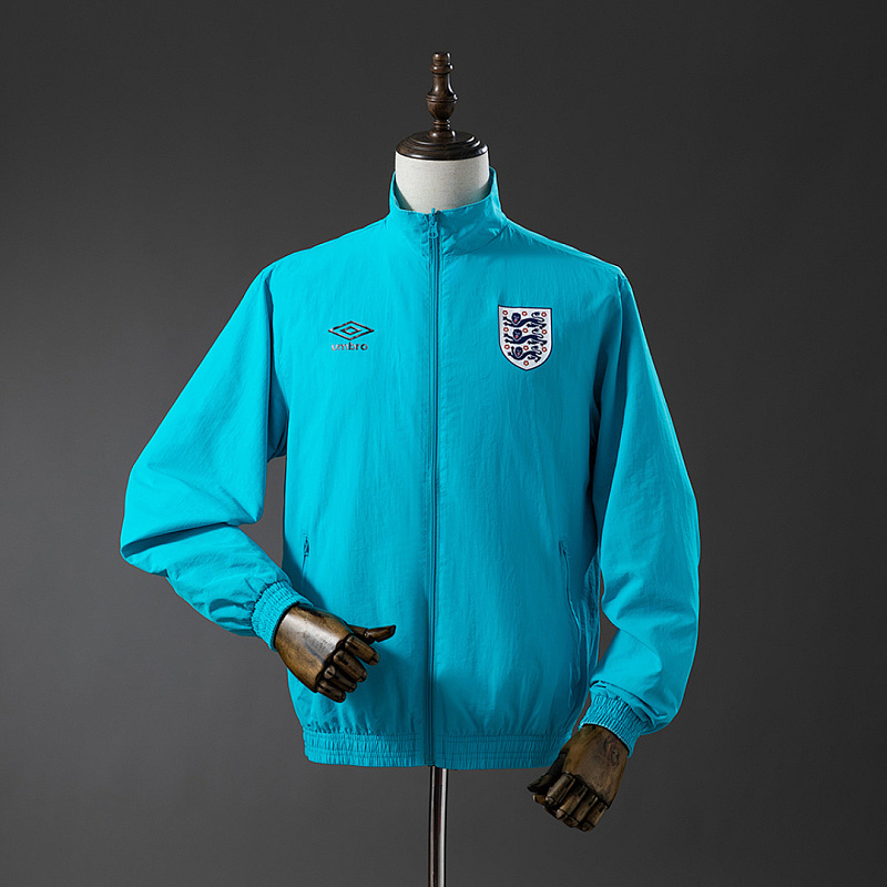 Inghilterra England Reversible Jacket Windbreaker - Light Blue Sizes S-XXL 2