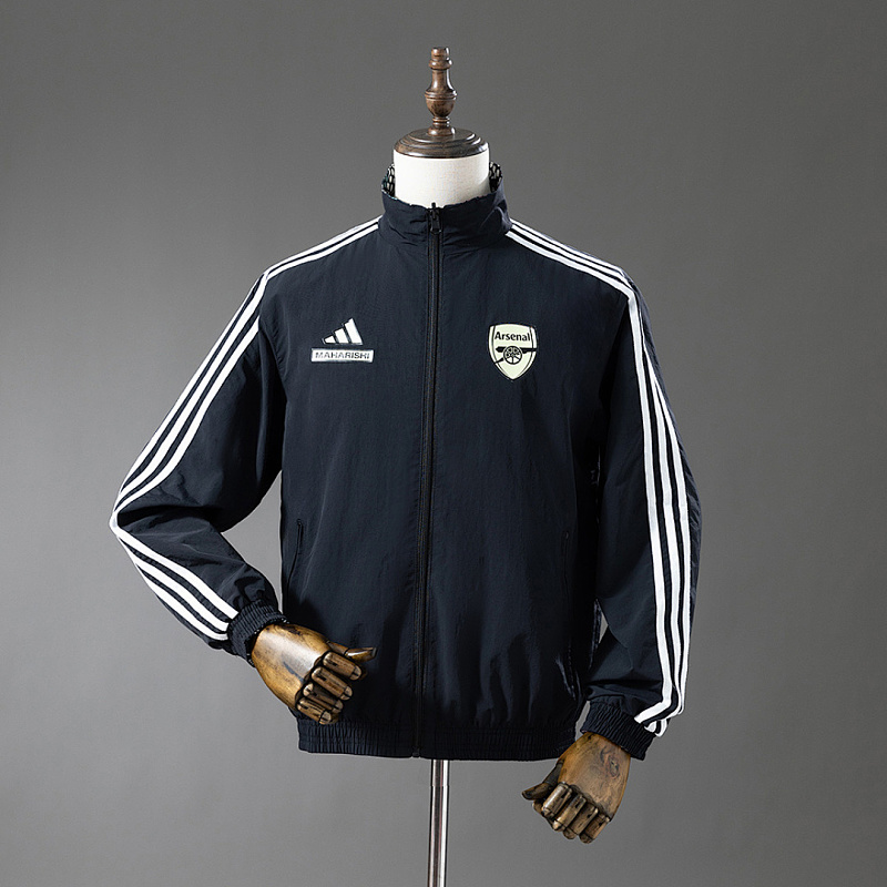 Arsenal Arsenal Reversible Jacket Windbreaker - Black S-XXL 2