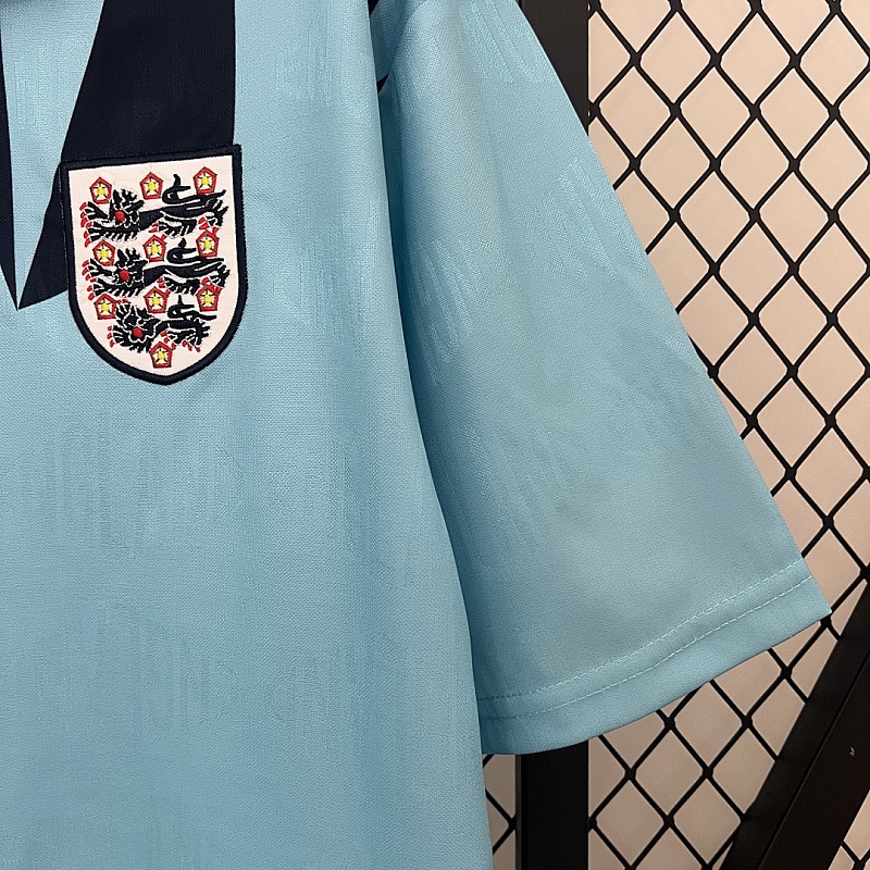 Inghilterra Retro England 1992 Third Away Game S-XXL 5