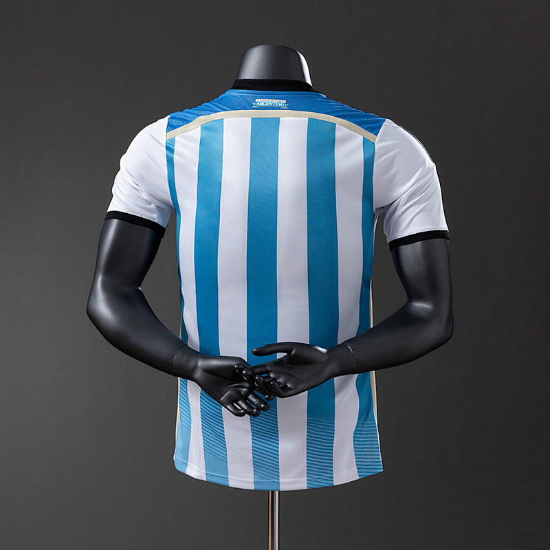 Argentina Argentina 2014 Home Player Retro Jersey S-3XL 2