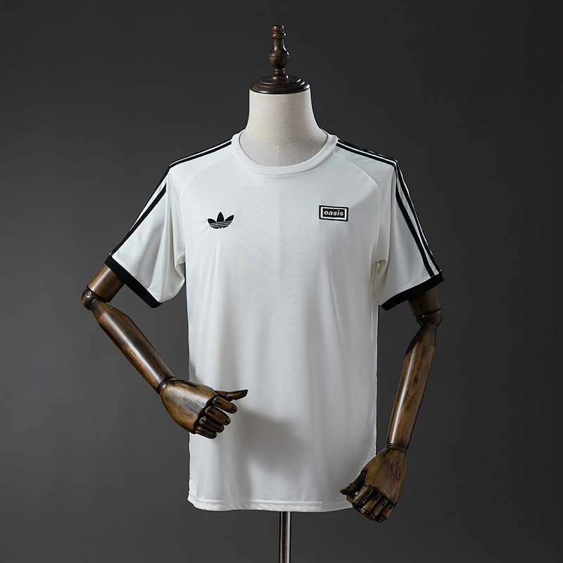 Oasis Live Oasis Live '25 Originals 3-Stripes Football Shirt White S-4XL
