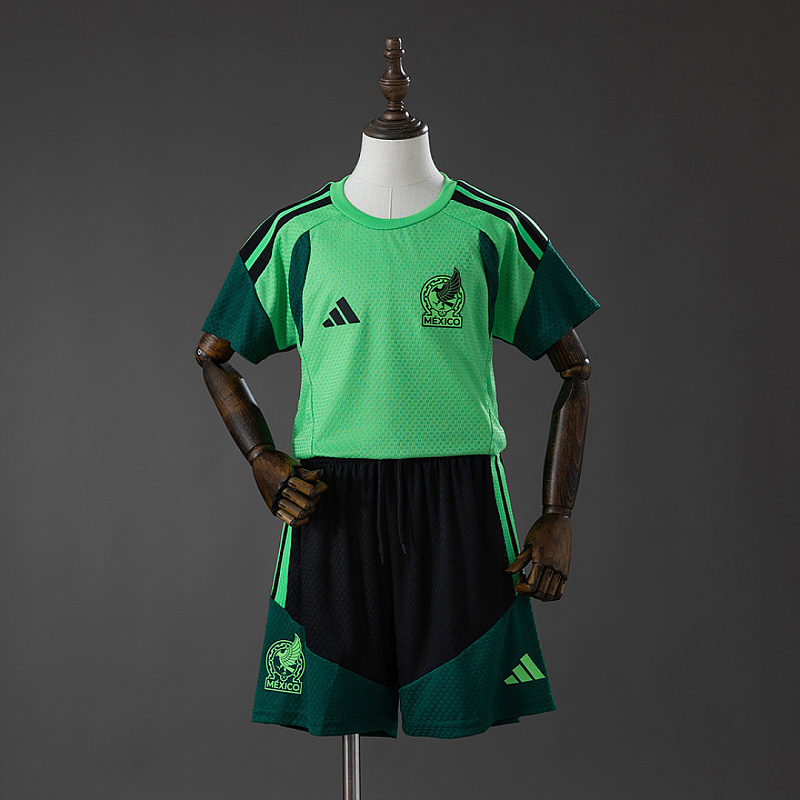 Messico Mexico 2026 Player Training Kids Kit Jersey - Green Size 16-28