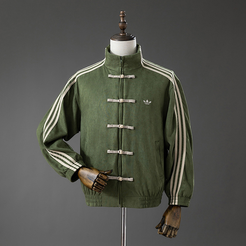 (Chinese New (Chinese New Year) Tang-style jacket - Green S-XXL
