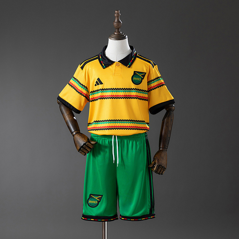 Jamaica 2026 Jamaica 2026 Home Kids Kit Jersey Size 16-28