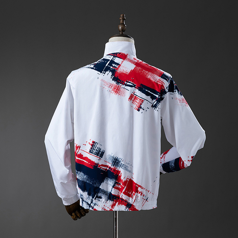 PSG PSG Reversible Jacket Windbreaker - White & Brown S-XXL 3