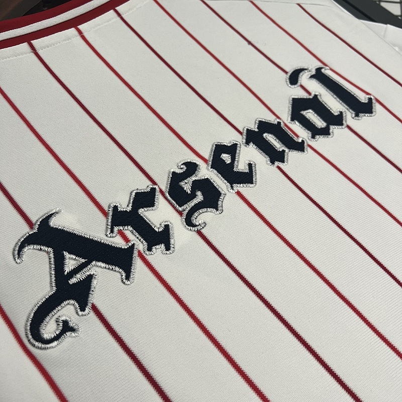 Arsenal 25/26 Arsenal Baseball Jersey S-4XL 11