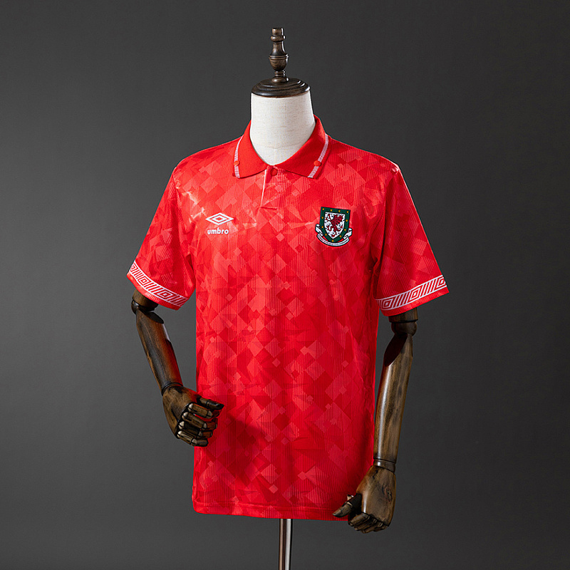 Galles Wales 1990/92 Home Retro Jersey S-XXL
