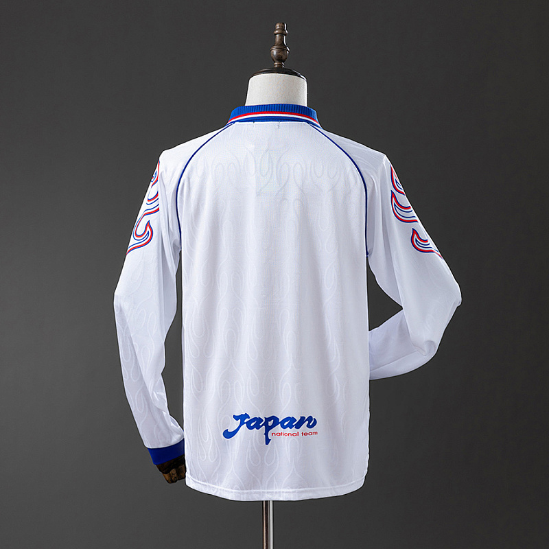 Giappone Japan 1998 Away Long Sleeve Retro Jersey S-XXL 2
