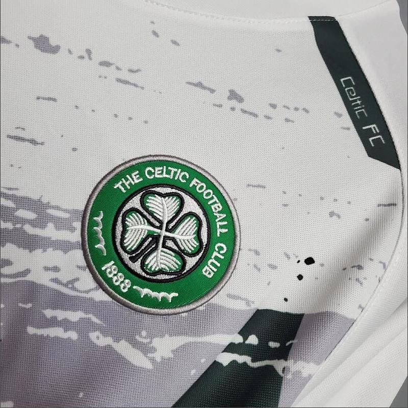 Celtic white Retro 07/08 Celtic away white S-XXL 4