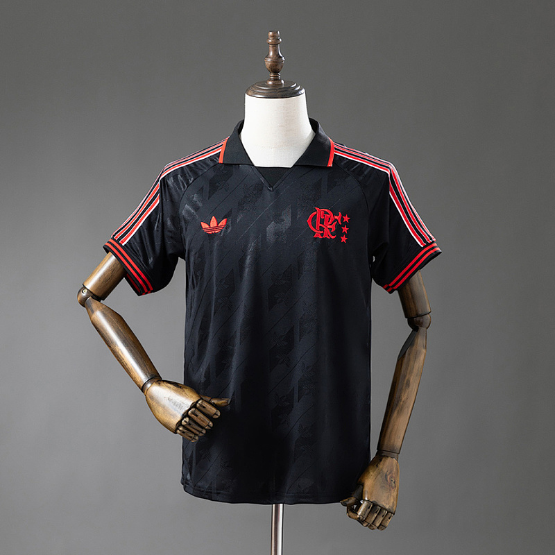Flamengo Flamengo 25/26 Lifestyler Retro - Black Jersey S-4XL
