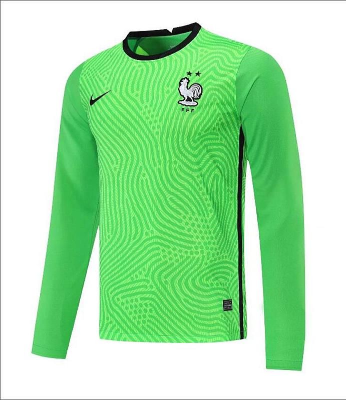 Francia France Green Long Sleeve Goalkeeper S-XXL (can be sold separately) 6