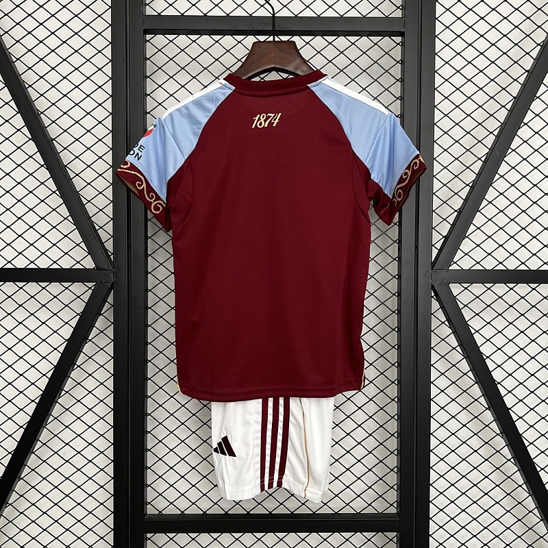 Aston Villa 25/26 Kids Aston Villa Home Size: 16-28 2
