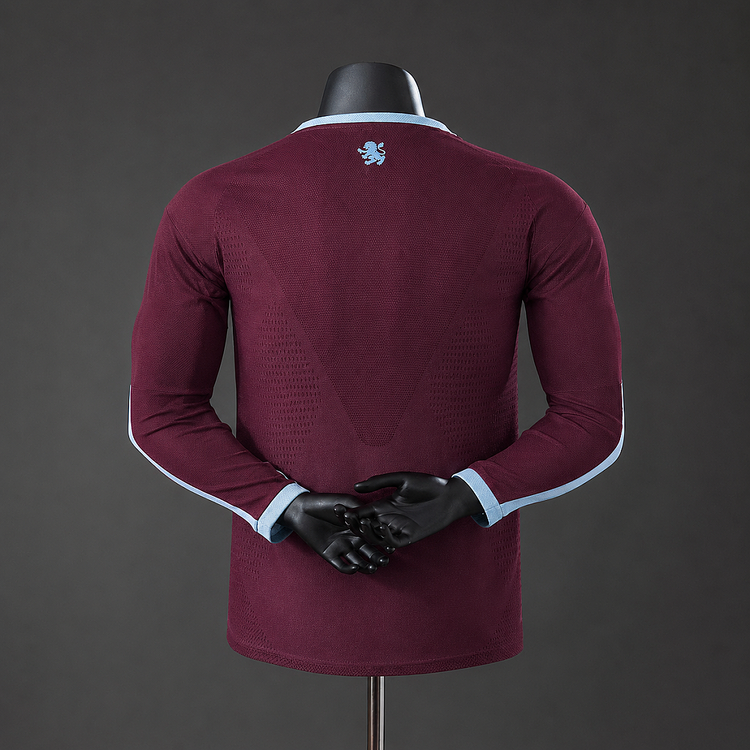 Aston Villa Aston Villa 26/27 Home Player Long Sleeve Jersey S-3XL 2