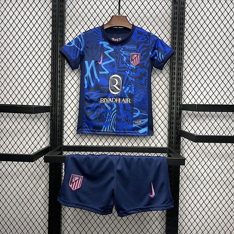 Real Madrid Atletico Madrid 2024/25 Third Kids Kit