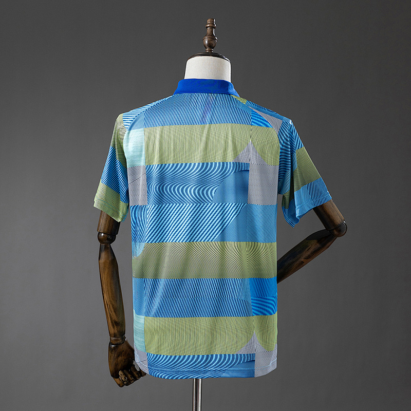 Real Madrid Real Madrid 25/26 POLO - Green Striped Tray S-XXL 2