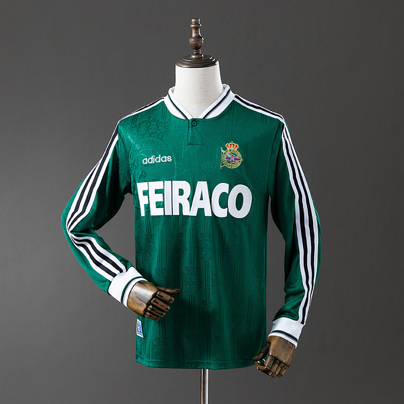 Deportivo La Deportivo La Coruna 99/00 Away Long Sleeve Retro Jersey S-XXL