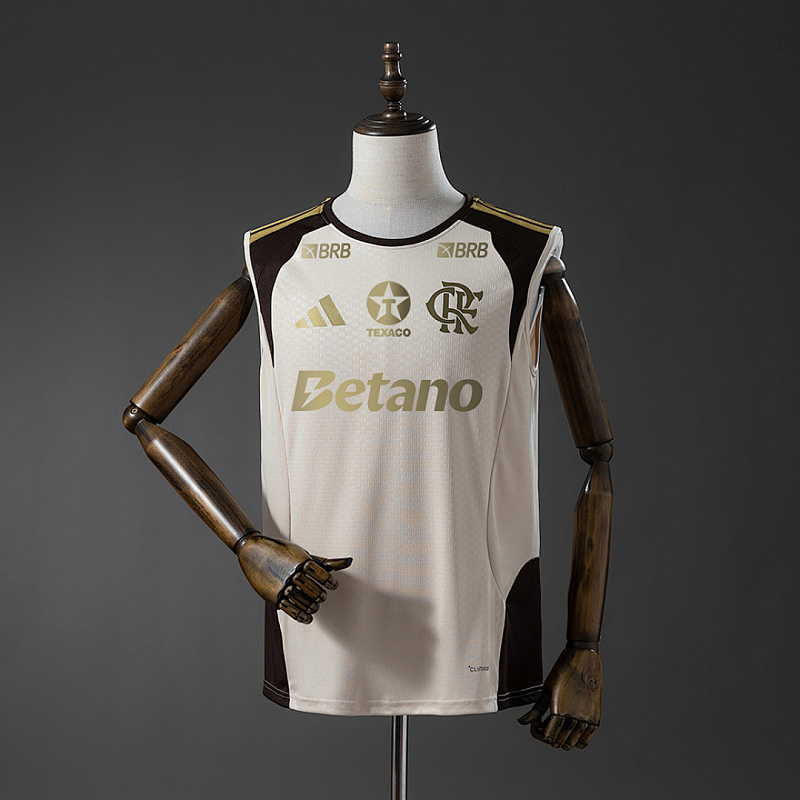 Flamengo Flamengo 26/27 All sponsors Training - Apricot Vest Jersey S-4XL