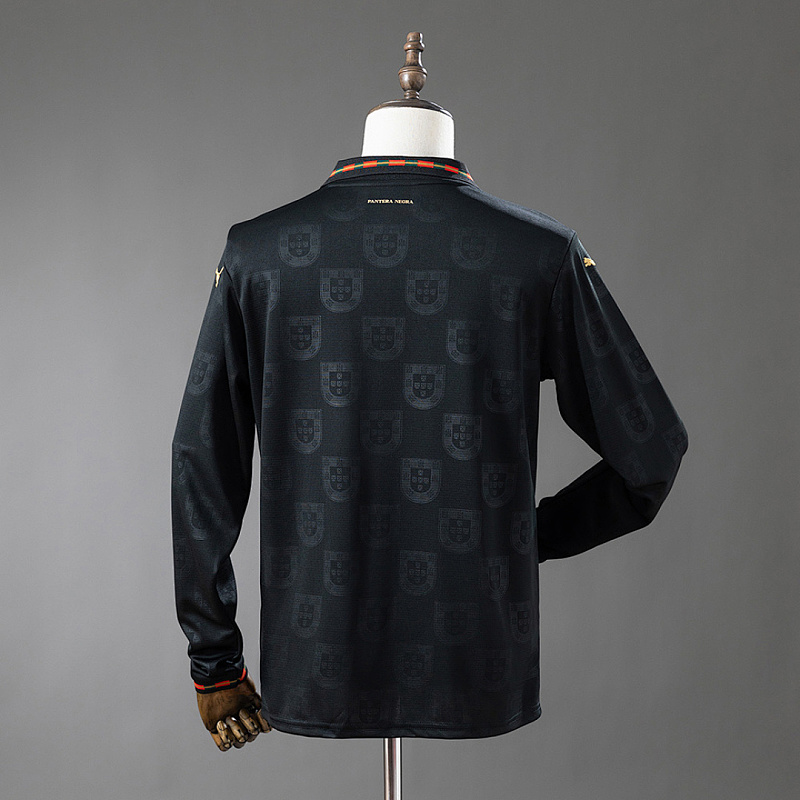Portogallo Portugal 2026 Special Edition - Black Panther Long-Sleeve Jersey S-4XL 2
