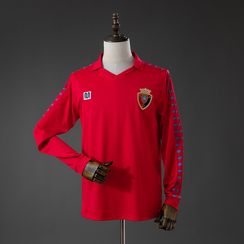 Osasuna 1983 Osasuna 1983 Home Retro Long Sleeve Jersey S-XXL
