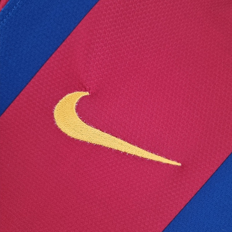 Barcelona Retro Barcelona Long Sleeve 2006 UEFA Champions League Home S-XXL 6