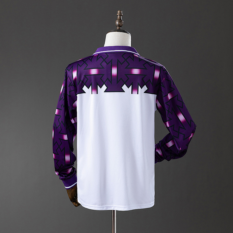 Fiorentina Fiorentina 92/93 Away Long Sleeve Retro Jersey S-XXL 2