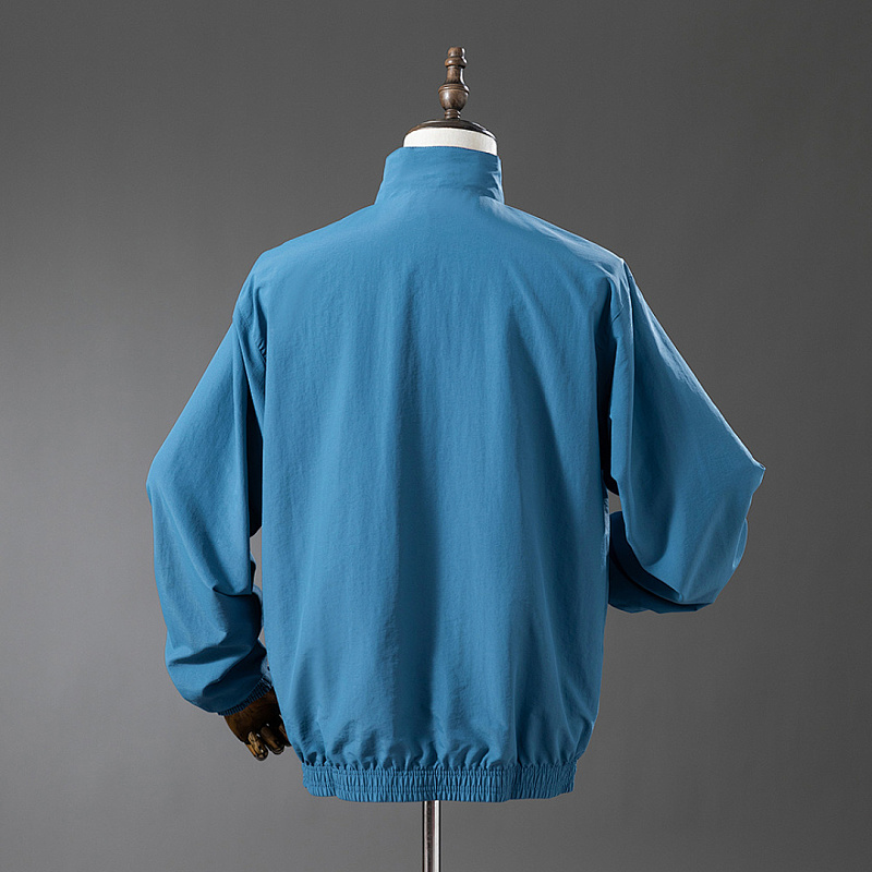 Croatian Reversible Croatian Reversible Jacket Windbreaker - Navy Blue & Sky Blue S-XXL 4