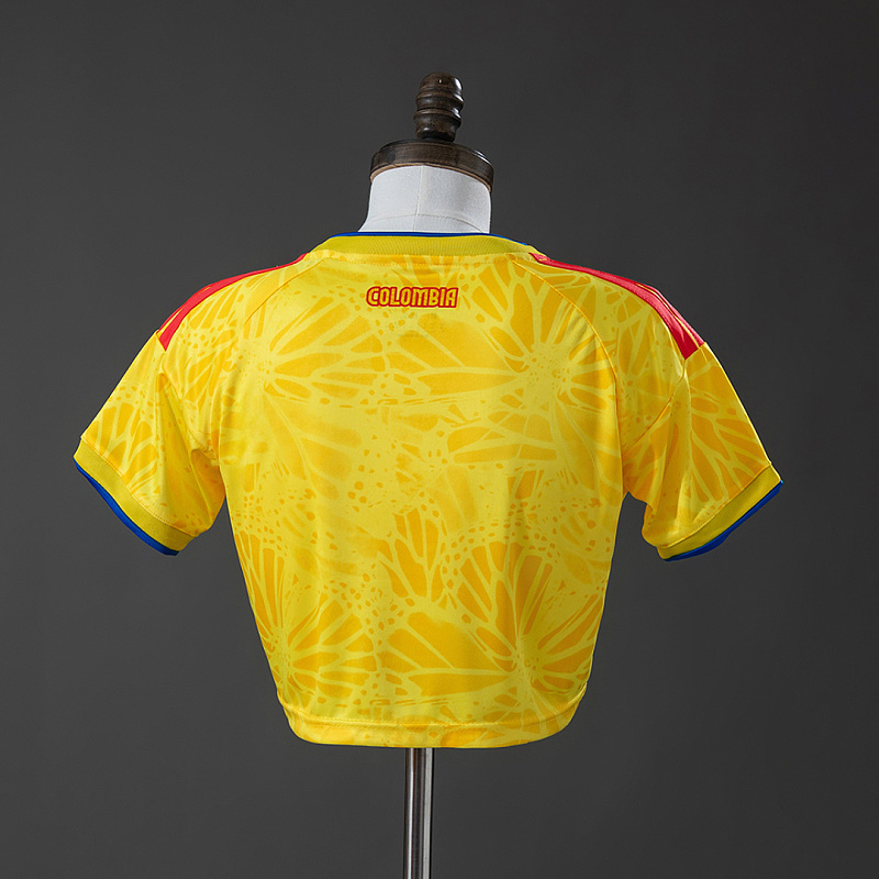 Colombia Colombia 2026 Home Women's Crop Top Style S-XXL 2