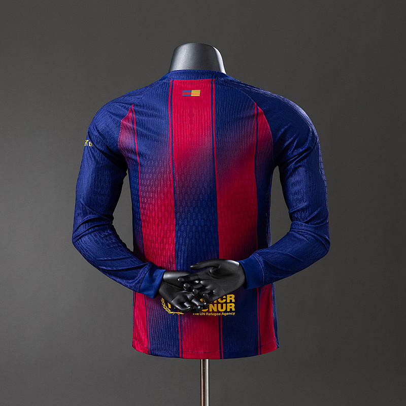 Barcelona Barcelona 25/26 Home Long Sleeve Player Jersey S-3XL 2