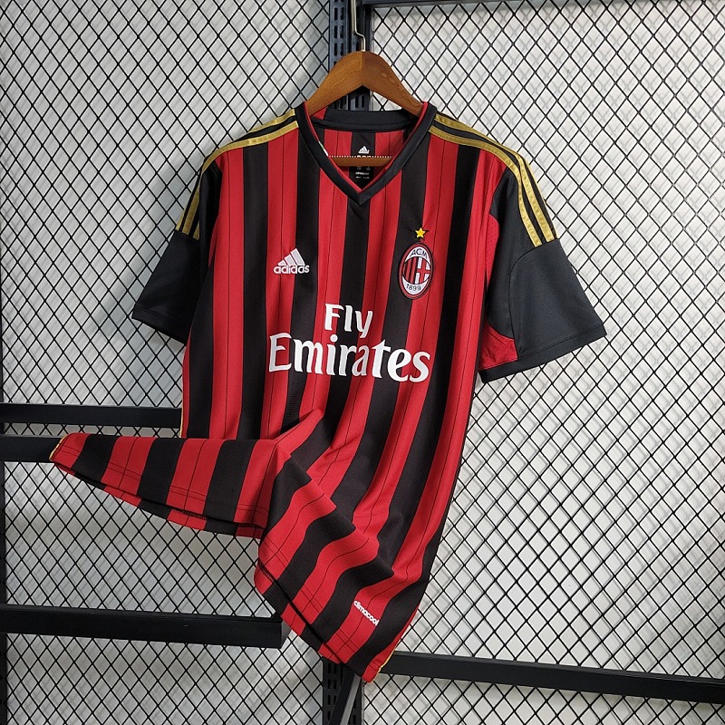 Milan Retro 2013-14 AC Milan Retro Size S-XXL 3