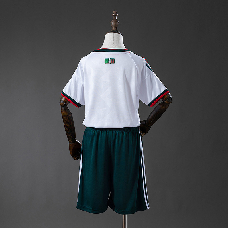 Messico Mexico 2026 Away Kids Kit Jersey Size 16-28 2