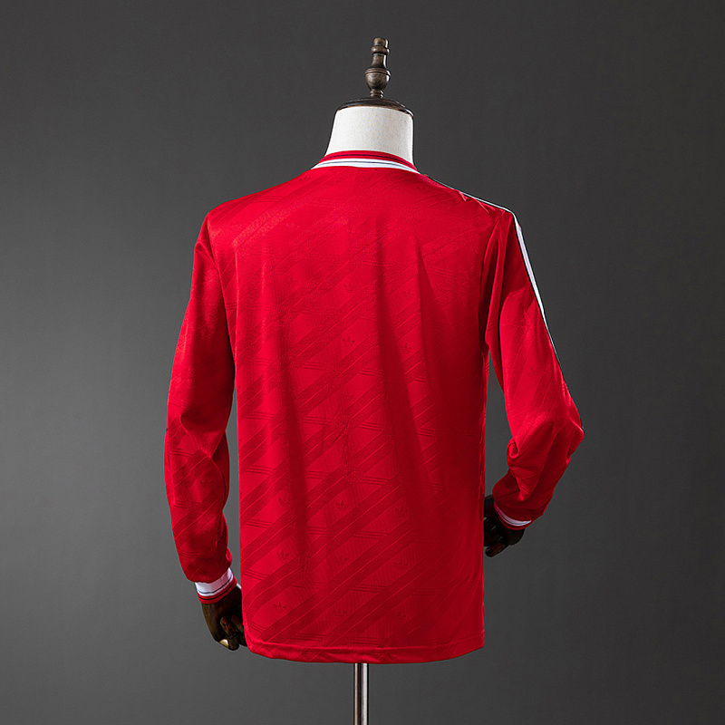 M-U 1986/88 M-U 1986/88 Second Away Long Sleeve Retro Jersey S-XXL 2